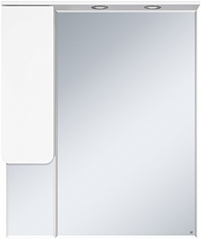 Misty Зеркальный шкаф Чегет 85 L белый – фотография-1
